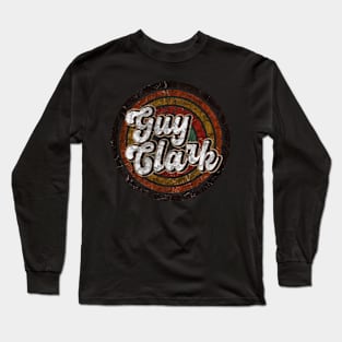 Guy Clark - vintage design on top Long Sleeve T-Shirt